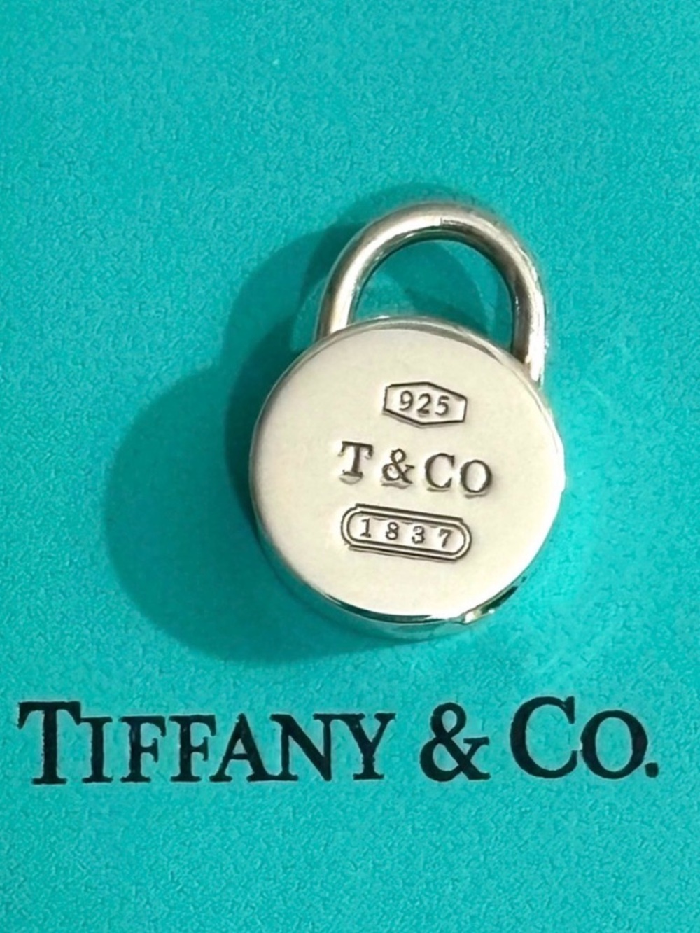Tiffany & Co. Opening Round Padlock Charm Authenticity Guaranteed!
